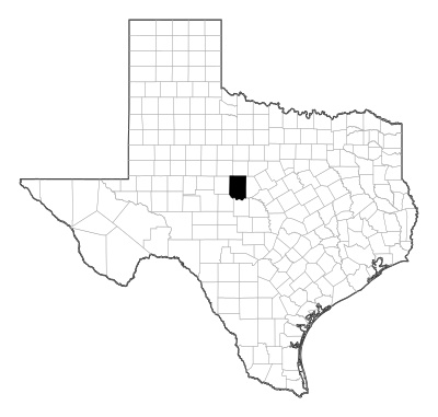 Coleman County in Texas