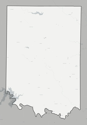 Coleman County TX county basemap context