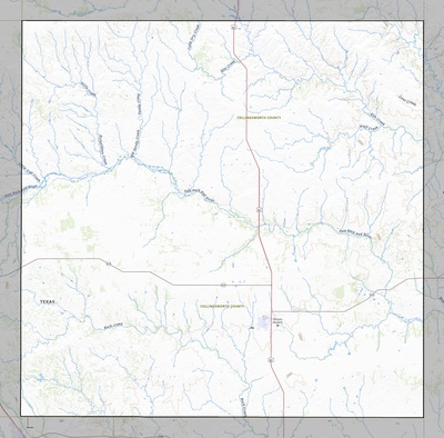 Collingsworth County TX USGS topo map