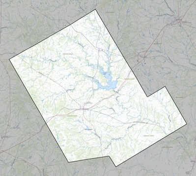 Comanche County TX USGS topo map