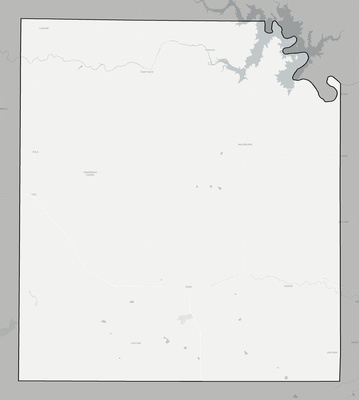 Concho County TX county basemap context