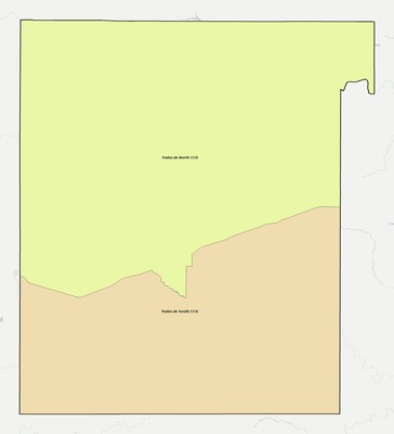 Cottle County TX townships and subdivisions map