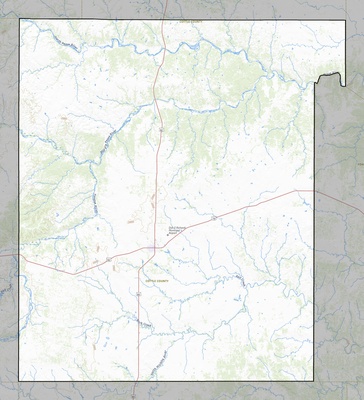 Cottle County TX USGS topo map