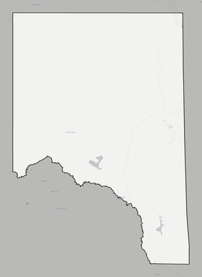 Crane County TX county basemap context