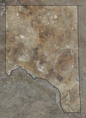 Crane County TX USGS imagery and topo map