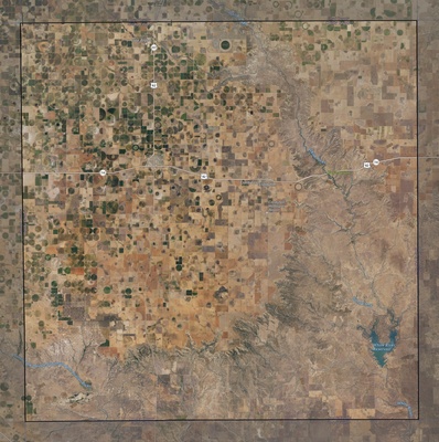 Crosby County TX USGS imagery and topo map