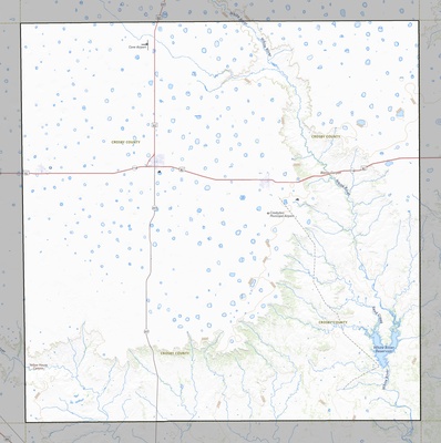 Crosby County TX USGS topo map