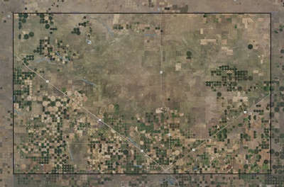 Dallam County TX USGS imagery and topo map