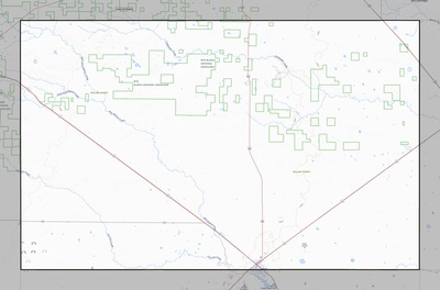 Dallam County TX USGS topo map