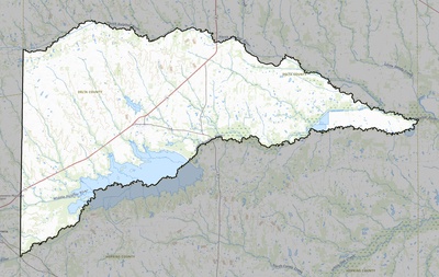 Delta County TX USGS topo map