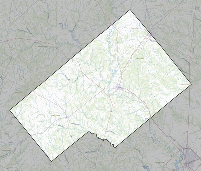 DeWitt County TX USGS topo map