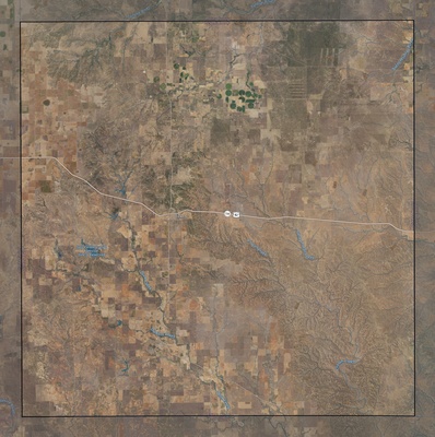Dickens County TX USGS imagery and topo map