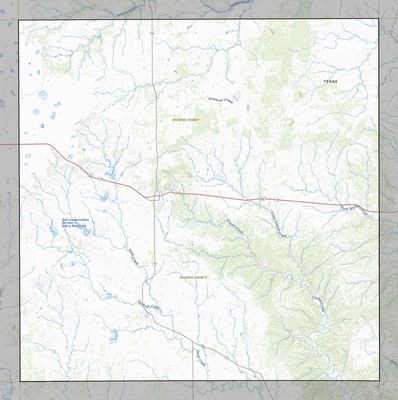 Dickens County TX USGS topo map