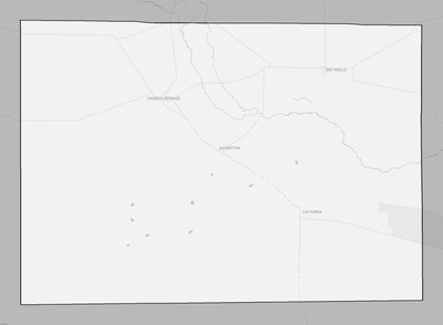 Dimmit County TX county basemap context