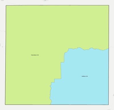 Donley County TX townships and subdivisions map