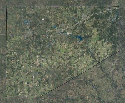 Eastland County TX USGS imagery and topo map