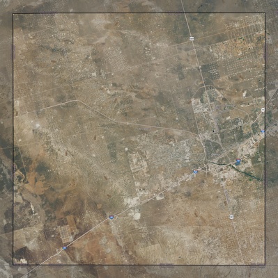 Ector County TX USGS imagery and topo map