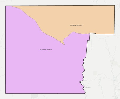 Edwards County TX townships and subdivisions map