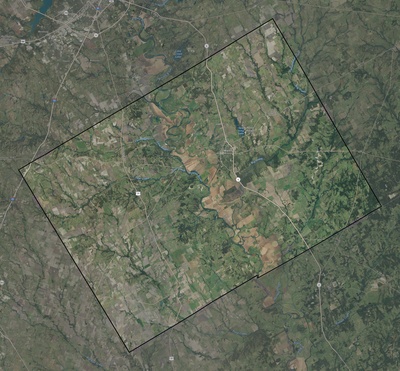 Falls County TX USGS imagery and topo map