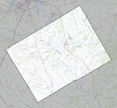 Falls County TX USGS topo map