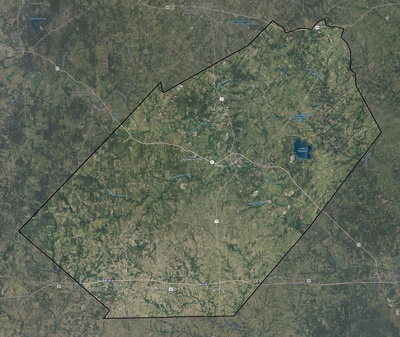 Fayette County TX USGS imagery and topo map