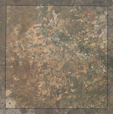 Fisher County TX USGS imagery and topo map