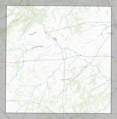 Fisher County TX USGS topo map
