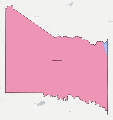 Foard County TX school district boundaries map