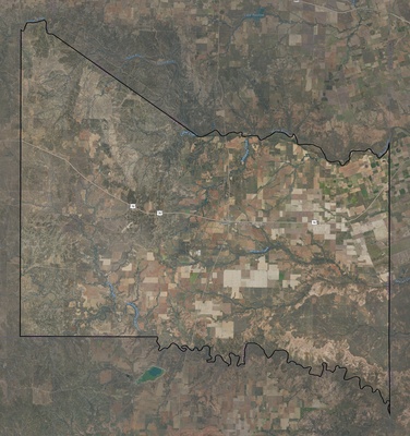 Foard County TX USGS imagery and topo map