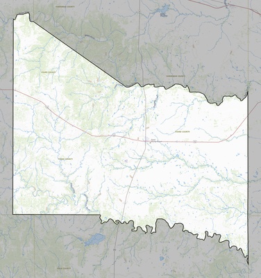 Foard County TX USGS topo map