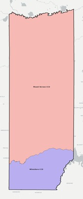 Franklin County TX townships and subdivisions map