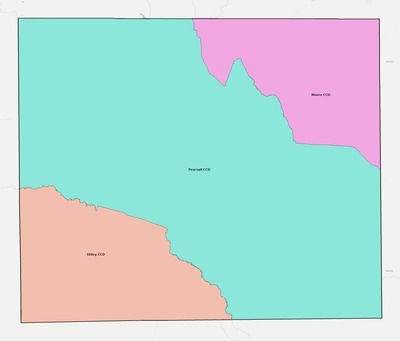 Frio County TX townships and subdivisions map