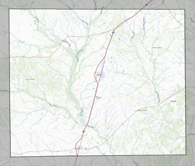 Frio County TX USGS topo map