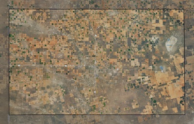 Gaines County TX USGS imagery and topo map