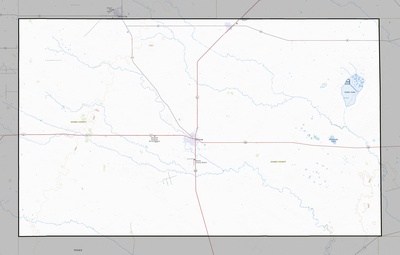 Gaines County TX USGS topo map