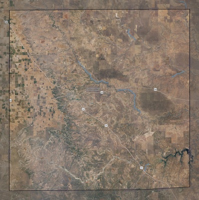 Garza County TX USGS imagery and topo map