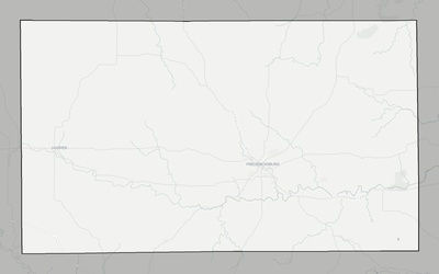 Gillespie County TX county basemap context