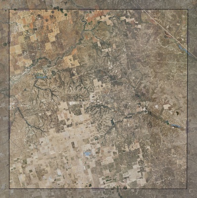 Glasscock County TX USGS imagery and topo map