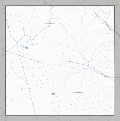 Glasscock County TX USGS topo map