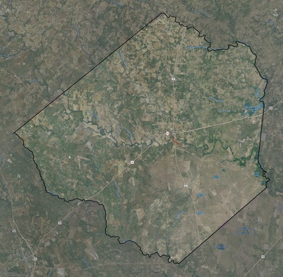 Goliad County TX USGS imagery and topo map