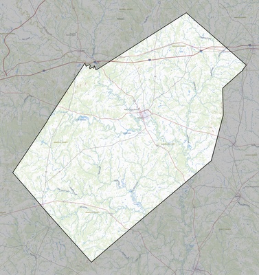 Gonzales County TX USGS topo map