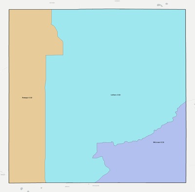 Gray County TX townships and subdivisions map