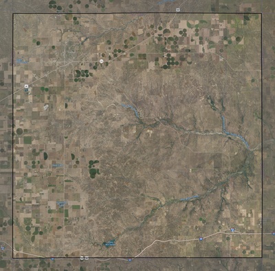 Gray County TX USGS imagery and topo map
