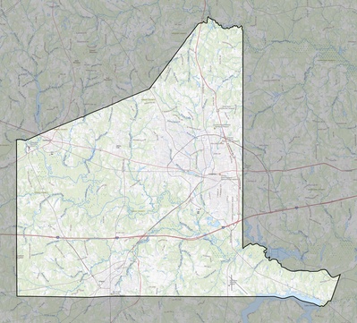 Gregg County TX USGS topo map