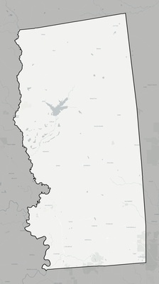 Grimes County TX county basemap context