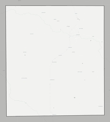 Hale County TX county basemap context