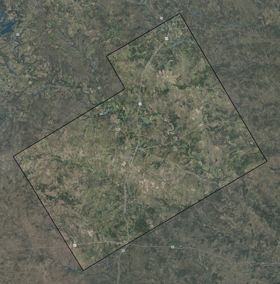 Hamilton County TX USGS imagery and topo map