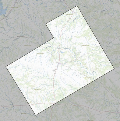 Hamilton County TX USGS topo map