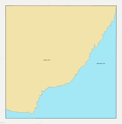 Hansford County TX townships and subdivisions map