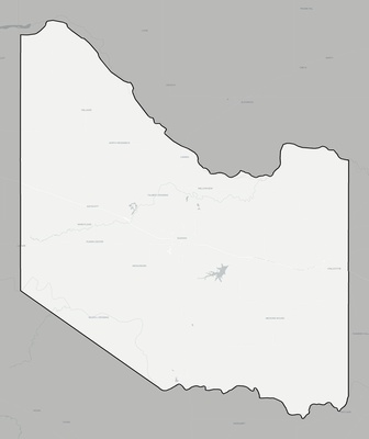Hardeman County TX county basemap context